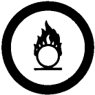 Oxidizing WHMIS Symbol