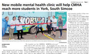 New mobile mental health clinic will help CMHA reach more students in York, South Simcoe